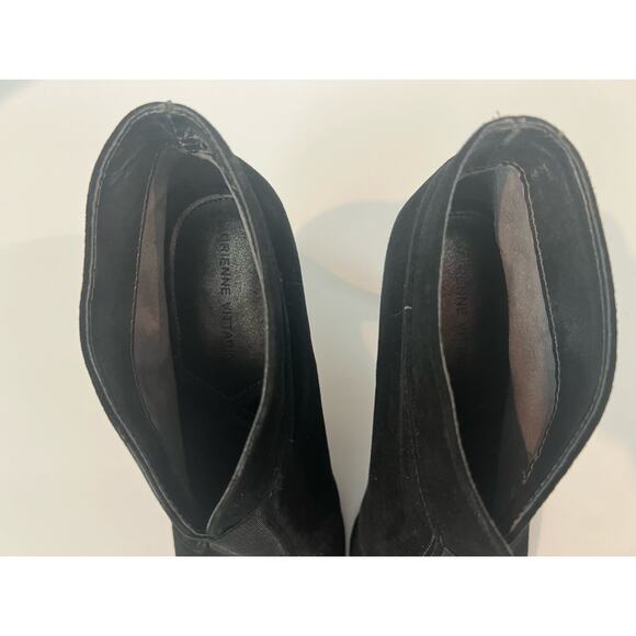 Adrienne Vittadini Women’s Black Suede Trippin Bootie Shoes Size 8M - Picture 8 of 10